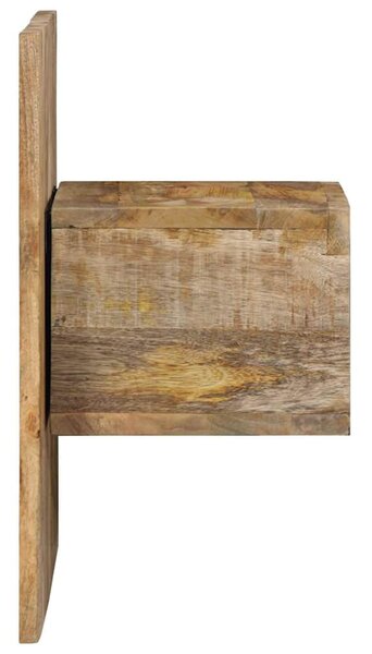 Éjjeli szekrény 50x27x50 cm tömör durva fa mangó