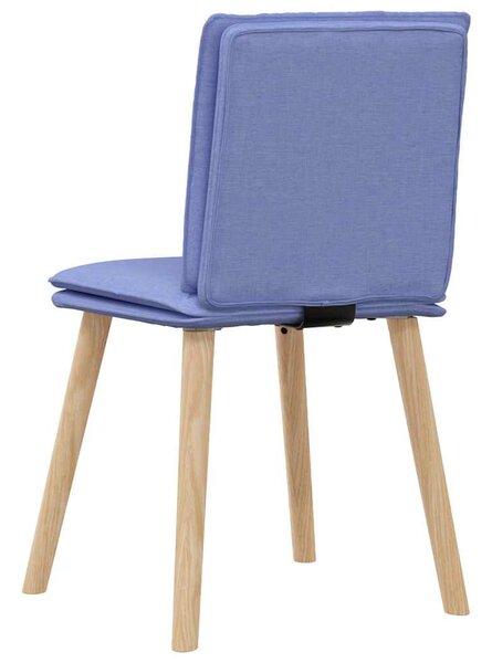 Étkezőszékek 4 db Jeans kék szövet