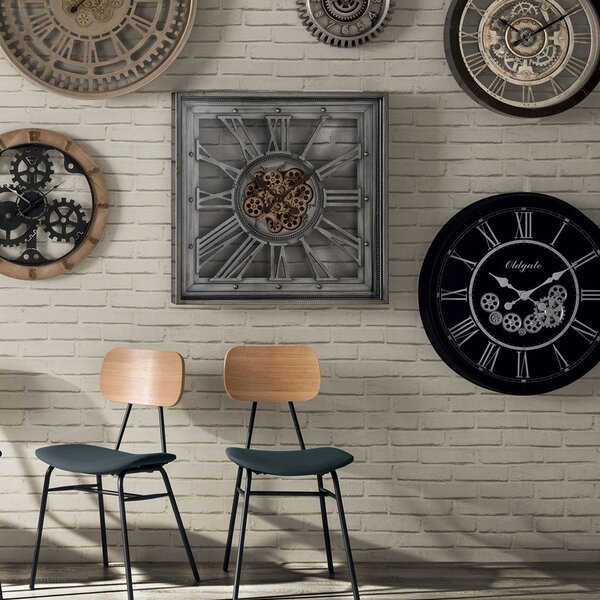 Falióra mechanizmussal 80 x 80 cm fém - MINUIT