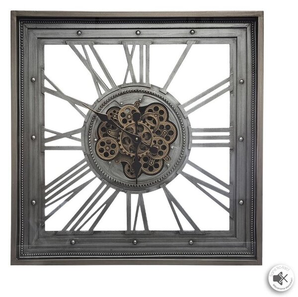 Falióra mechanizmussal 80 x 80 cm fém - MINUIT