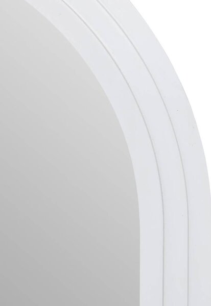 Ívelt fali tükör fehér MDF kerettel 160 x 58 cm - ÉCLIPSE