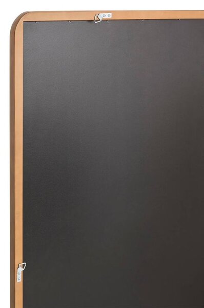 Hullámos tükör barna MDF kerettel 165 x 61 cm - ONDINE
