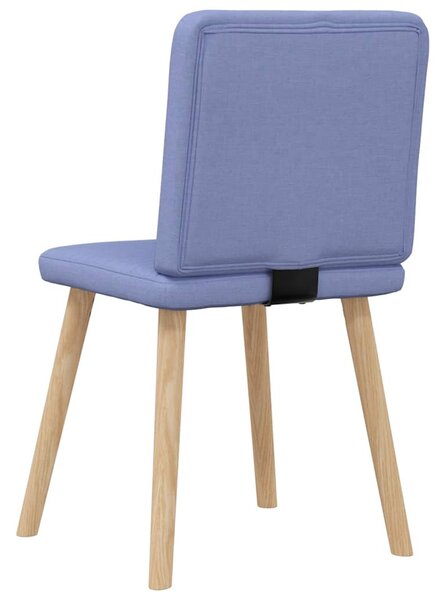 Étkezőszékek 6 db Jeans kék szövet