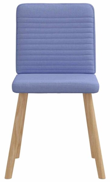 Étkezőszékek 6 db Jeans kék szövet