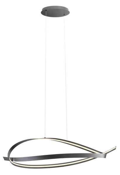 IMPULS LED design csillár, mat fekete, 38W