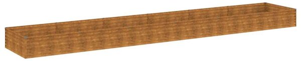 VidaXL Corten Acél Magaságyás - 579x100x36 cm