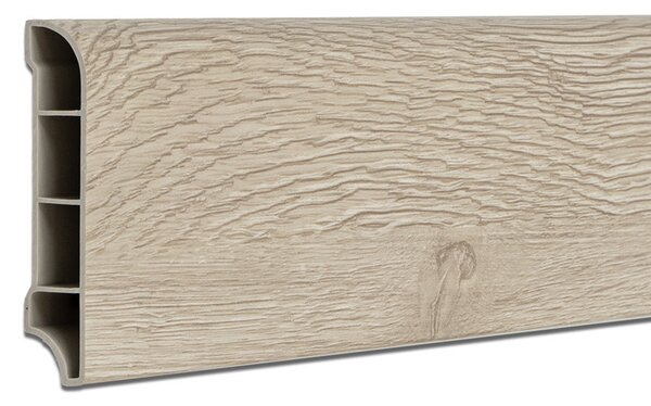 Vinyl SPC padlószegély Monte Carlo tölgy 2400x60x12 mm