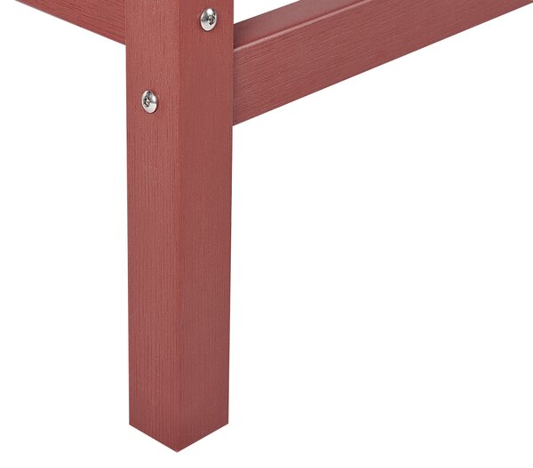 Kerti bárasztal ADIRONDACK 60 cm 59 cm Szintetikus anyag Piros