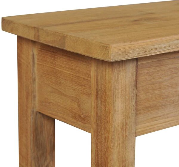 VidaXL tömör tíkfa szék előszoba pad 90 x 30 x 40 cm