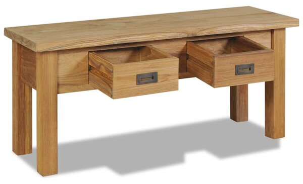 VidaXL tömör tíkfa szék előszoba pad 90 x 30 x 40 cm
