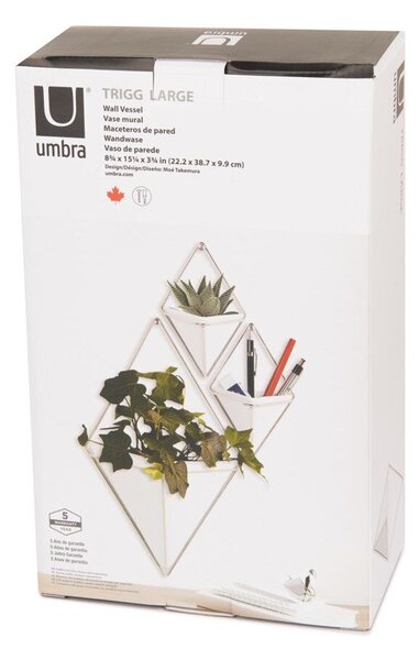 Cserép TRIGG fehér modern umbra