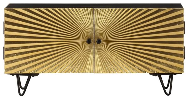 Tömör mangófa TV-szekrény 90 x 30 x 45 cm