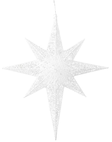 Kültéri függő dekoráció LED OSMA 67 cm Csillag Fehér
