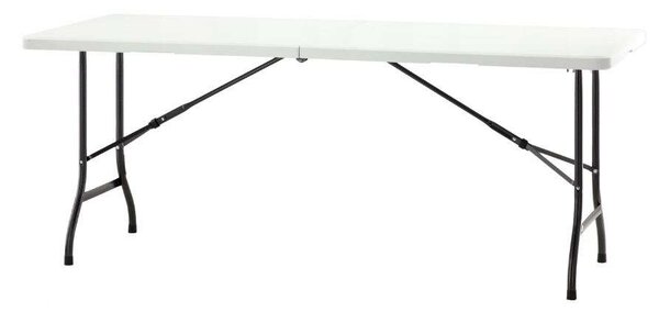 GardenLine összecsukható vendéglátó asztal 180cm - fehér