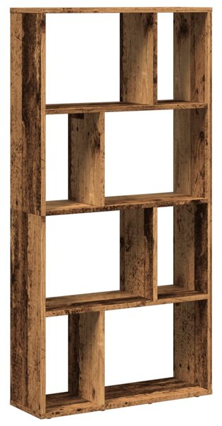 Antik fa színű szerelt fa könyvespolc 60 x 20 x 120,5 cm