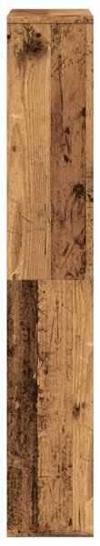 Antik fa színű szerelt fa könyvespolc 60 x 20 x 120,5 cm