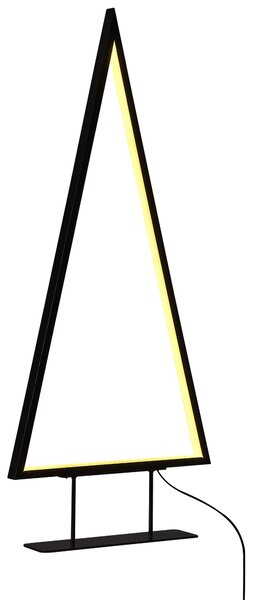 Karácsonyi dekoráció LED LOPPI 47/69 cm Karácsonyfa Fekete