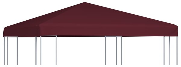 Bordó pavilon tetőponyva 310 g/m² 3 x 3 m