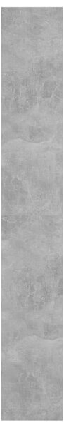 Betonszürke könyvszekrény/térelválasztó 60 x 30 x 198 cm