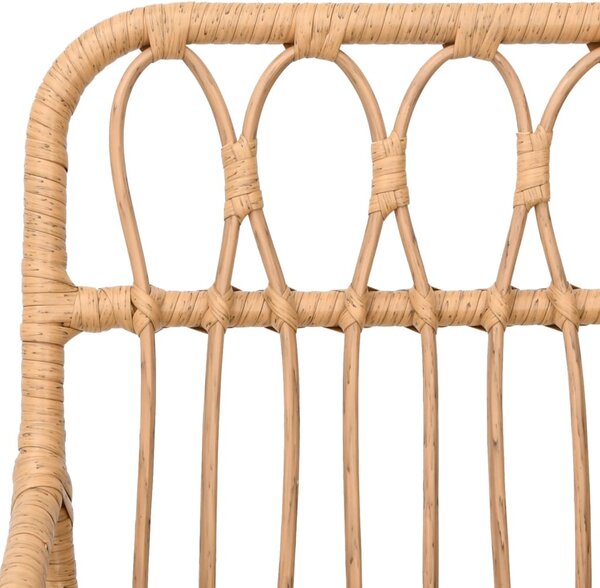 9 részes polyrattan kerti étkezőgarnitúra