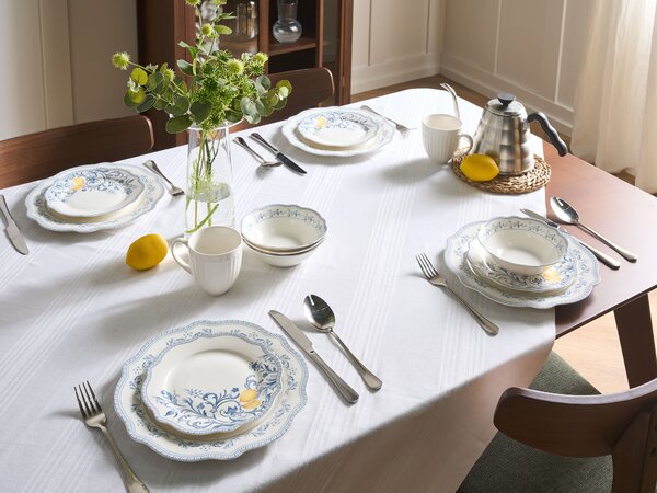 12 darabos étkészlet LOVAGE Porcelán Fehér