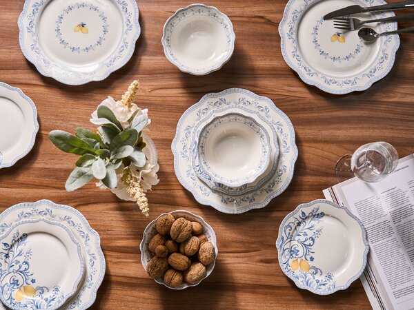 12 darabos étkészlet LOVAGE Porcelán Fehér