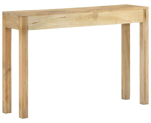 Tömör fehérített mangófa konzolasztal 110 x 30 x 75 cm