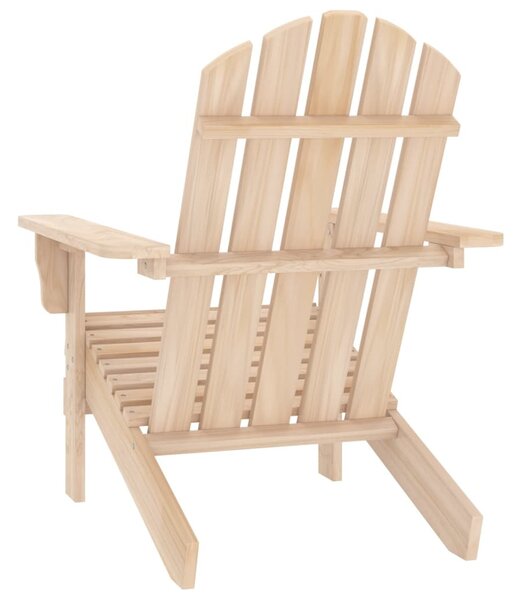 Tömör fenyőfa kerti Adirondack szék