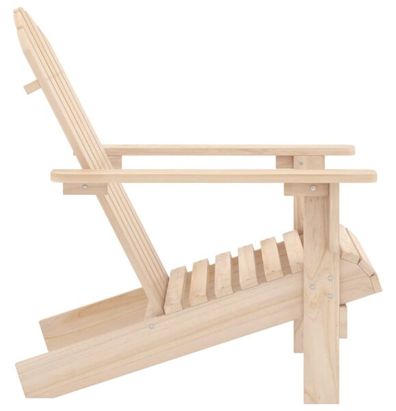Tömör fenyőfa kerti Adirondack szék