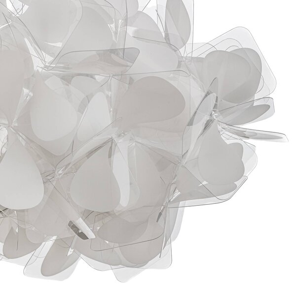 Slamp Clizia Mama Non lógó világítás, Ø53 cm, fehér/piros, dimmelhető, Fehér / opál, Nappali / Étkező, Műanyag, Dizájn