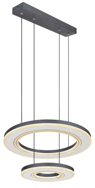 BLASIUS LED függőlámpa, fekete 1800 lumen