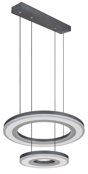 BLASIUS LED függőlámpa, fekete 1800 lumen