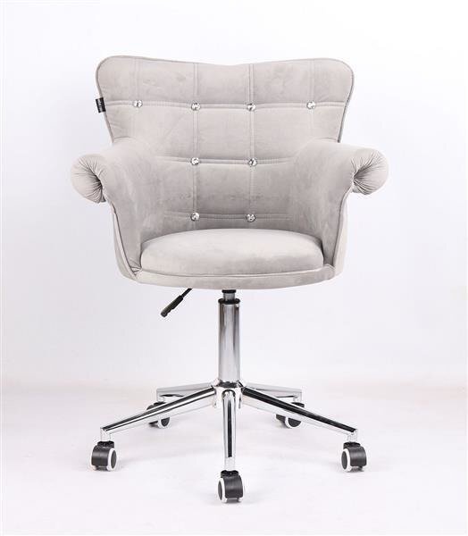 HR804CK Acél modern velúr szék
