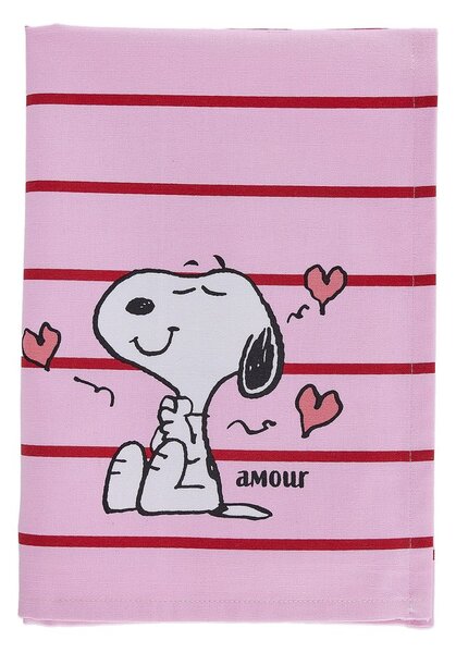 PEANUTS konyharuha 38x54cm , Snoppy csíkos