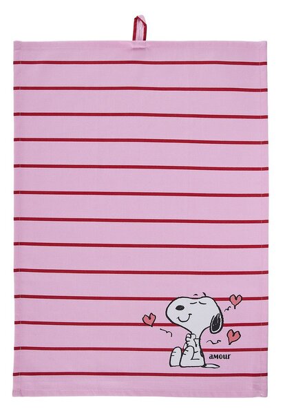 PEANUTS konyharuha 38x54cm , Snoppy csíkos
