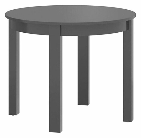 Asztal Boston 314, Fekete, 76cm, Hosszabbíthatóság, Laminált forgácslap