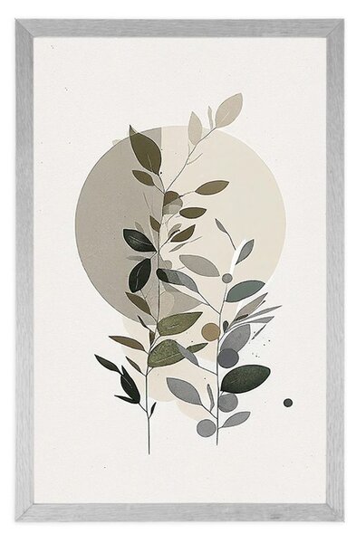 Poszter minimalista növények boho stílusban