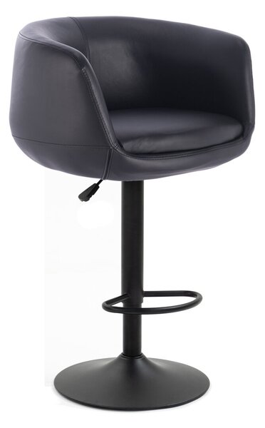 HC333W Fekete modern szék fekete lábbal