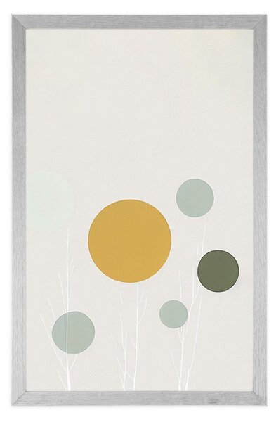 Poszter minimalisták fák körökkel