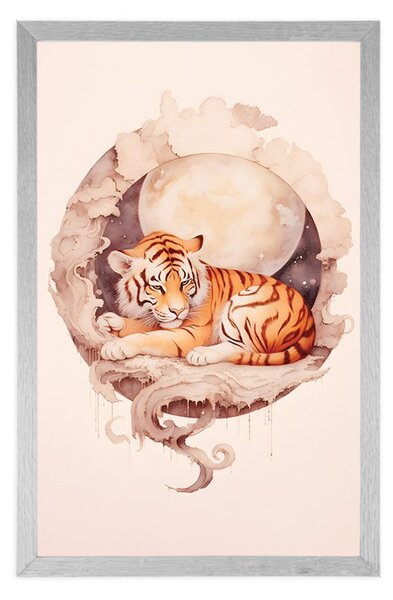 Poszter álmodozó tigris