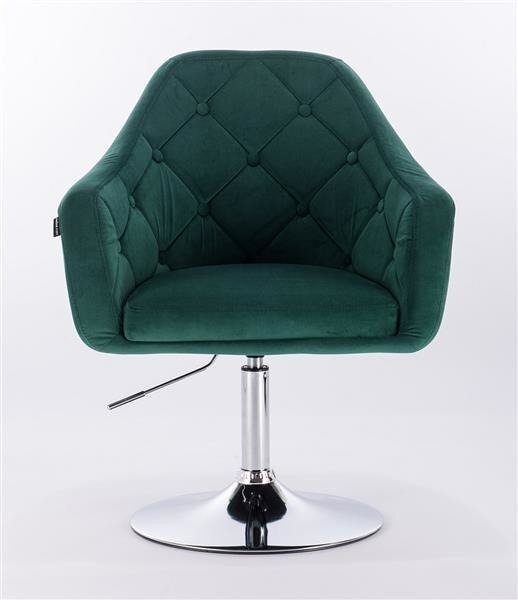 HR831 Sötétzöld Modern Velúr Szék