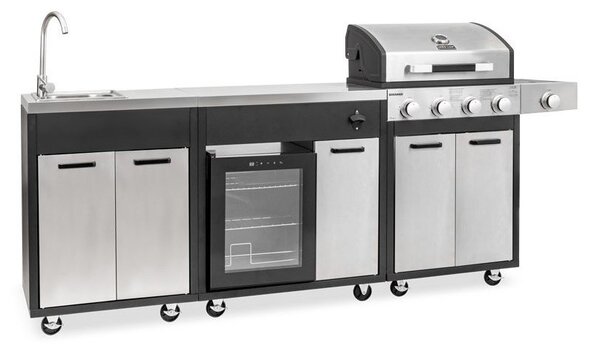BR-K4PLUS komplett kerti grillpult 4+1 égős