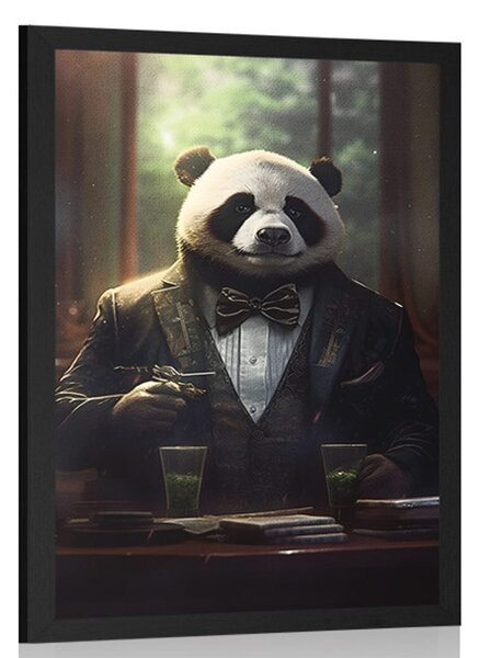 Poszter állati gengszter panda