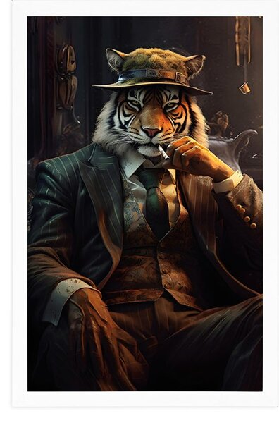 Poszter állati gengszter tigris