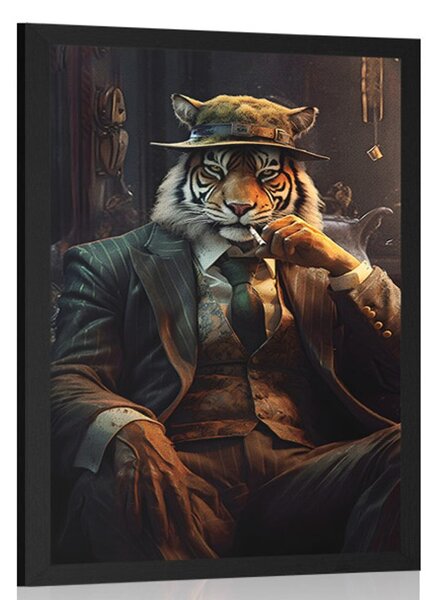 Poszter állati gengszter tigris