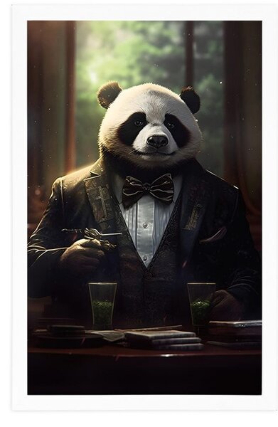 Poszter állati gengszter panda