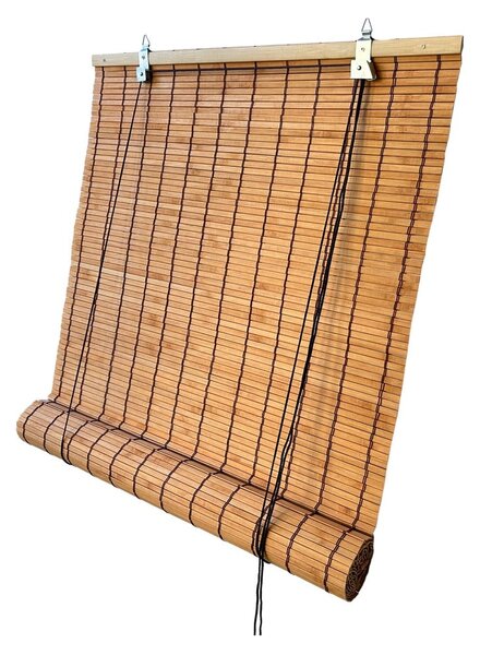 Natúr színű bambusz roló 60x160 cm Zeva – Gardinia