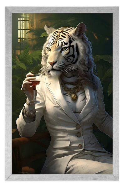 Poszter: állati gengszter tigris