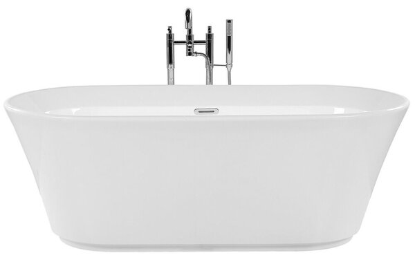Fehér szabadon álló fürdőkád 170 x 80 cm OVALLE