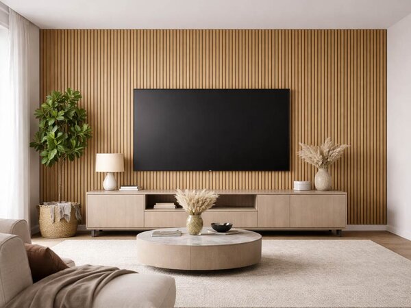 Akusztikai panel LEGI Home 60 x 240 cm, natúr